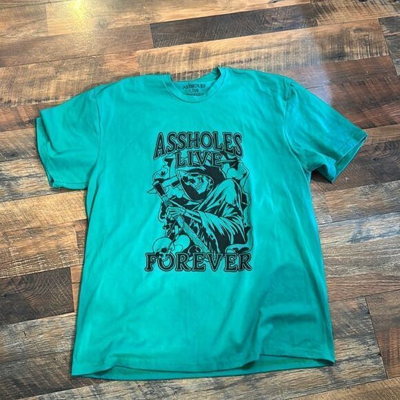 ASSHOLES LIVE FOREVER t-shirt XL (5025B) NWOT - Picture 1 of 3